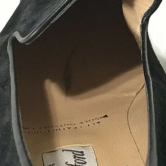 Gravati Shoes Suede Venetian Loafers Men 8 Women 9.5 Wilson Dean Wilkes Bashford - Picture 9 of 12